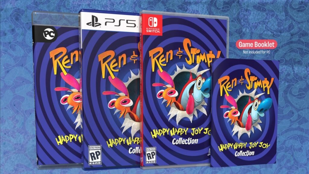 Ren & Stimpy Happy Happy Joy Joy Collection cases displayed on table