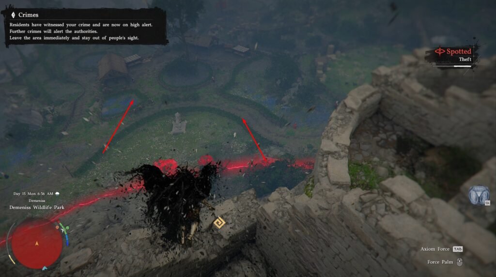 Assassin's Creed Valhalla player spotted stealing near ruins