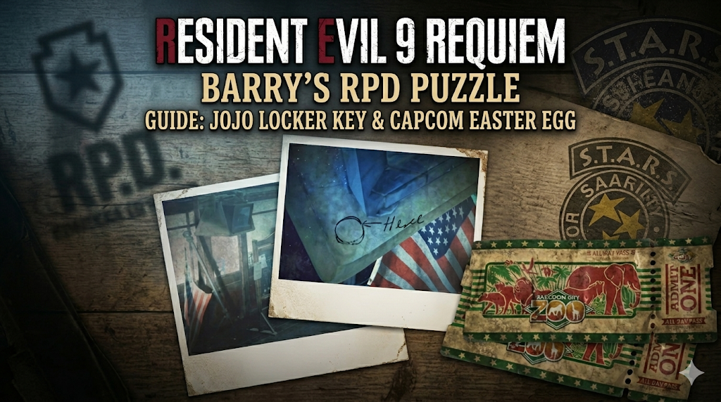 Resident Evil 9 Requiem puzzle guide graphic