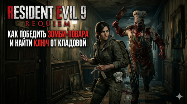 How to defeat the Zombie Chef and get the key to the storeroom in Resident Evil 9: Requiem