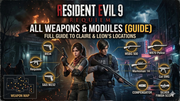 Resident Evil 9 Requiem: A Guide to Finding All Weapons and Modules