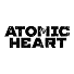 Atomic Heart logo text on white background
