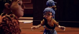 May from It Takes Two talking indoors